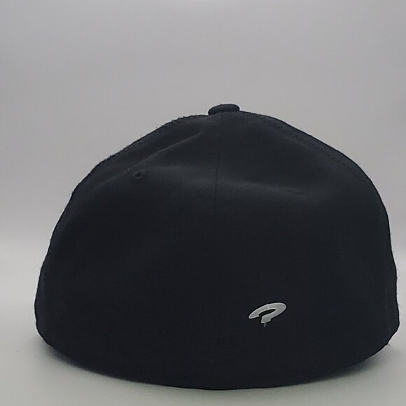 Men's TIMBERLAND Fitted Cap Black & Red Houndstooth Wool Blend Embroidered Logo - Picture 4 of 13